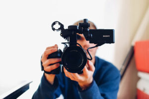 filming video shoot