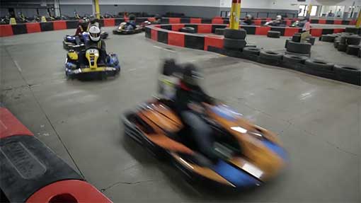 Full Throttle Indoor Karting corporate video screenshot